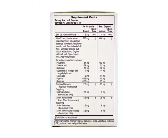 Natures Plus Aller 7 Rx-Respiration 60's