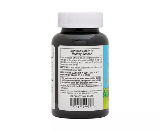 Natures Plus Animal Parade Sugar Free Calcium 90's