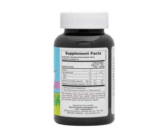 Natures Plus Animal Parade Sugar Free Calcium 90's