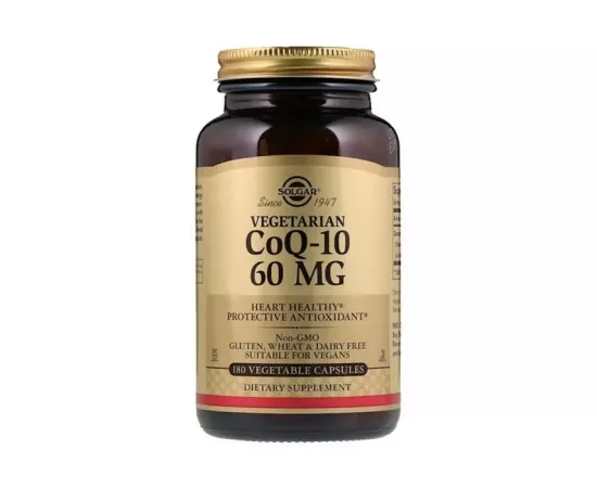 Solgar CoQ-10 60 mg Vegetable Capsules 180's