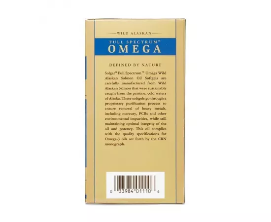 Solgar Full Spectrum Wild Alaskan Omega Softgels 120's