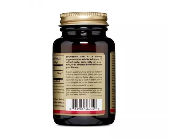 كبسولات الأستاكانثين الهلامية بتركيز 10مللي جرام من سولجار  30  