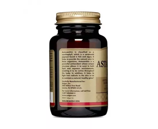 كبسولات الأستاكانثين الهلامية بتركيز 10مللي جرام من سولجار  30  