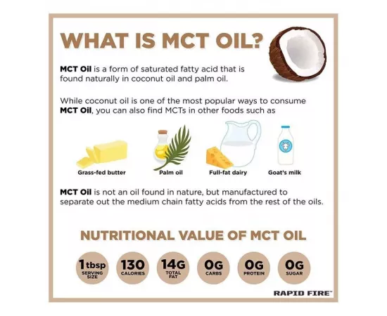 Rapidfire MCT Oil 30 Servings 443 ml