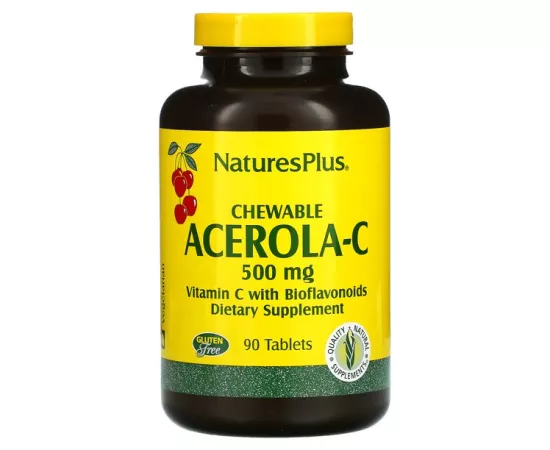 Nature's Plus Chewable Acerola-C 500mg 90's