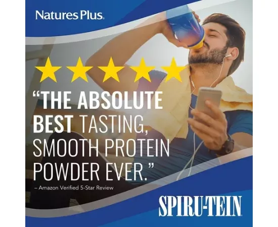 Natures Plus Spiru Tein Banana 1.2lb (544gm) Can