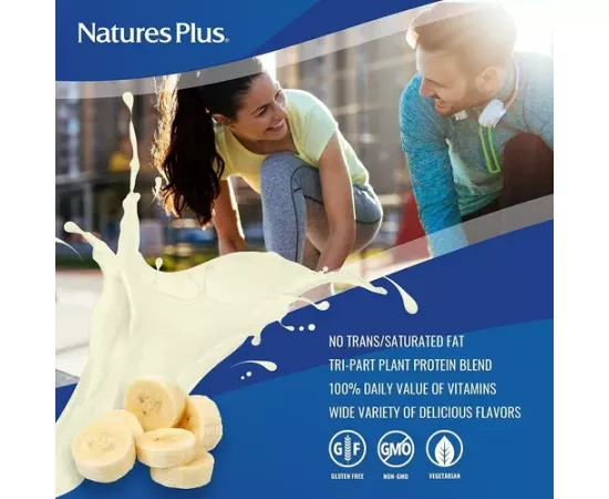 Natures Plus Spiru Tein Banana 1.2lb (544gm) Can