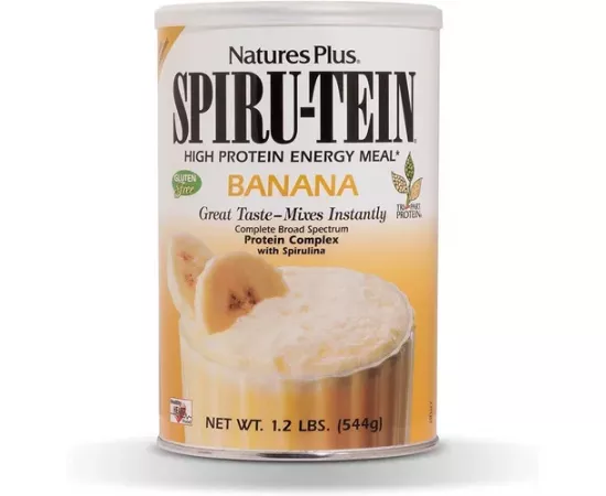 Natures Plus Spiru Tein Banana 1.2lb (544gm) Can