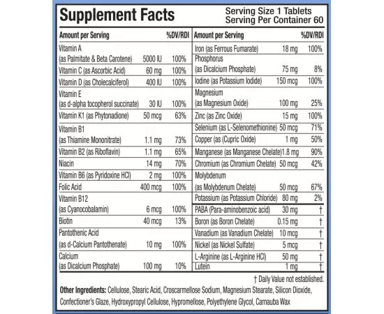 فيتامينات متعددة سوبر للرجال من ميجاتون - 60 قرص