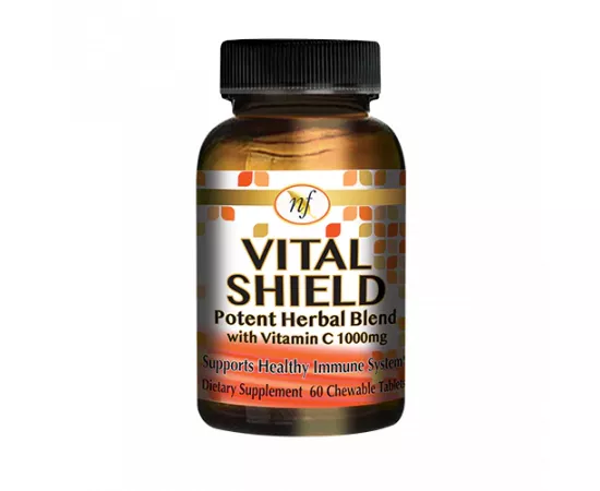 مزيج فايتل شيلد بوتينت هيربال مع فيتامين ج 1000 مل - 60 كبسولة