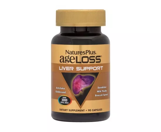  كبسولات آج لوس النباتية لدعم الكبد من ناتشرز بلس 90
