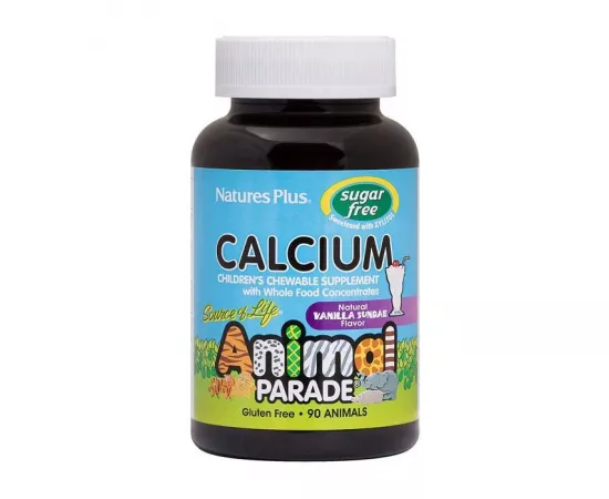 Natures Plus Animal Parade Sugar Free Calcium 90's