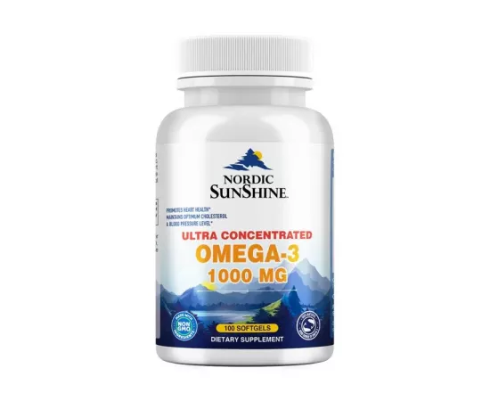 Nordic Sunshine Ultra Concentrated Omega 3 1000mg Softgels 100's