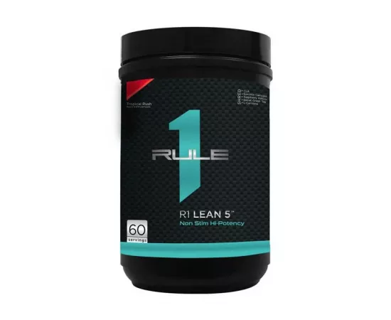 Rule1 Lean 5 Tropical Rush 60 Servings 336g