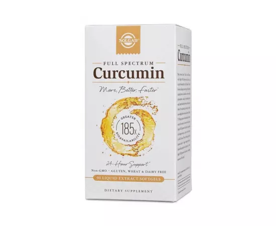 Solgar Full Spectrum Curcumin Liquid Extract Softgels 90's