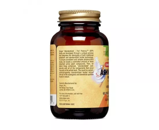 كبسولات ستاندرد فول بوتينسي مستخلص جذور الأشواجاندا النباتية من سولجار   60