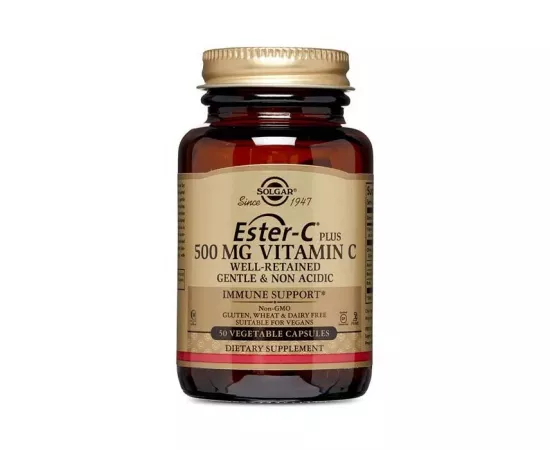  إستير كبسولات سي +E1644:E1670 بلس بتركيز 500 مللي جرام النباتية من سول 50