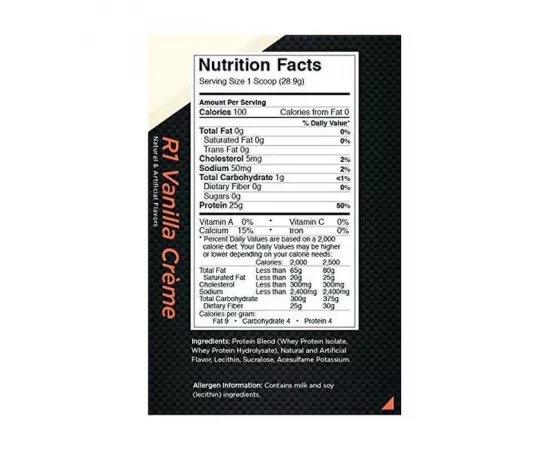 بروتين الفانيليا والكريمة من روول1 76 حصة 4.89 رطل