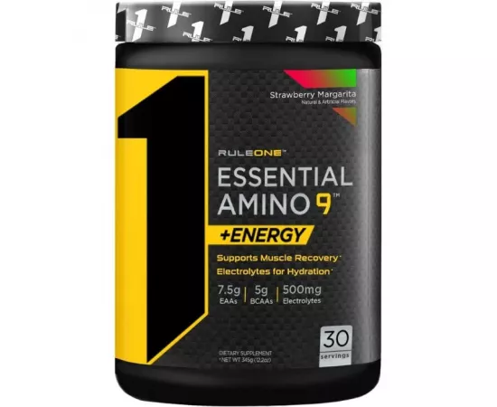 Rule1 Essential Amino 9 + Energy Strawberry Margarita 345 g