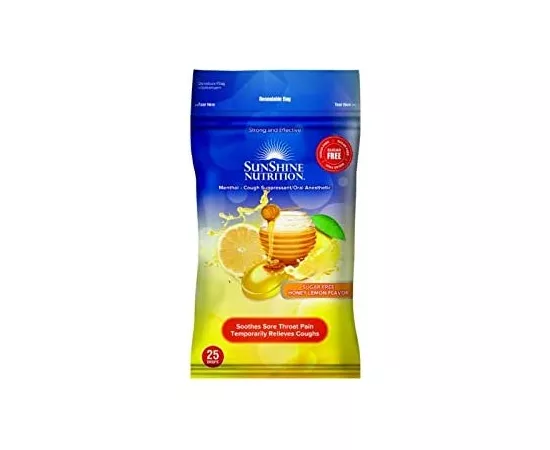  مستحلب نقاط بنكهة العسل و الليمون - بدون سكر- من صن شاين نيوتريشين 25 