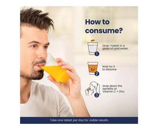  تابلت فيتامين سي + الزنك العضوي من ويلبينج نيوتريشن 16