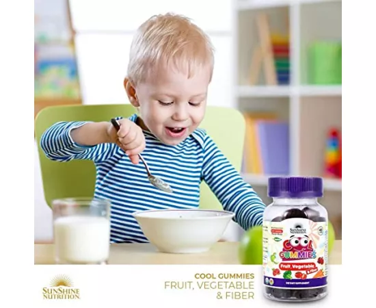 كول جاميز الألياف والفواكه النباتية من صن شاين نيوتريشين 90 