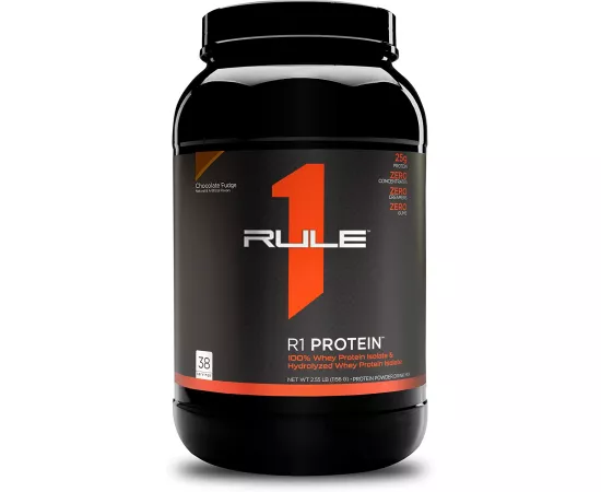  البروتين بنكهة التشوكلت فدج من آر1 38 حصة 2.52 رطل