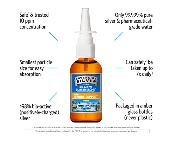 سيلفر بيو أكتيف سيلفر هايدروسول من سوفيرين 2أوقية (59مللي)