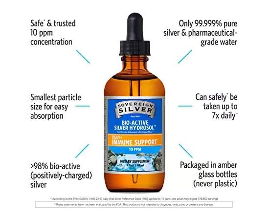  سيلفر بيو أكتيف سيلفر هايدروسول من سوفيرين 118مللي