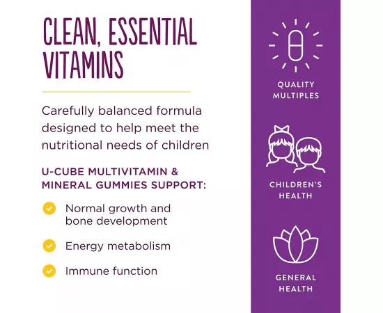 Solgar U Cubes Multi Vitamins & Minerals Gummies 120's