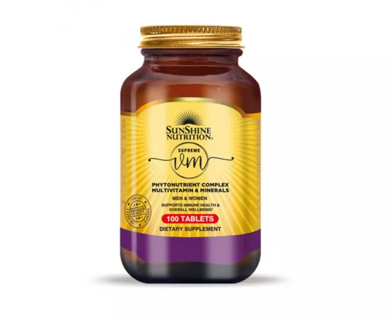 تابلت سوبريم فايتو الفيتامينات المتعددة من صن شاين 100 