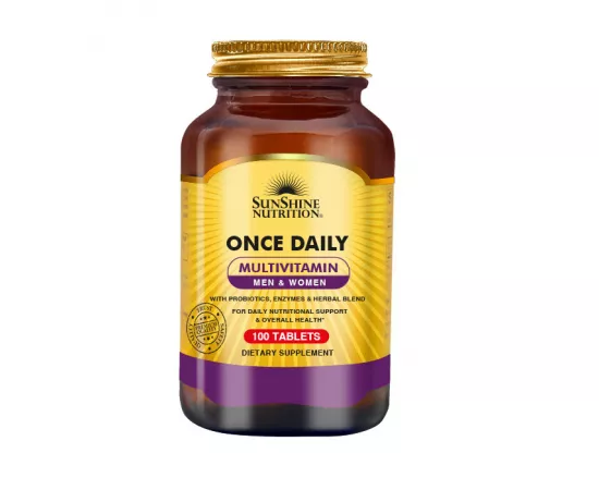  تابلت الفيتامينات المتعددة للرجال و للنساء  -مرة واحدة يوميا- من صن شاين 100 