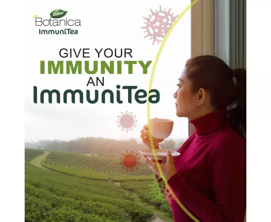  شاي إميوني من دابور بوتانيكا | 10 مكونات | يعزز المناعة | أشواجندا | الكركم | جنكو بيلوبا | أملا | زنجبيل | جنسينج | شاي عشبي | 20 كيس