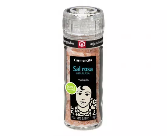 Carmencita Himalayan Pink Salt Grinder, 110 Gm