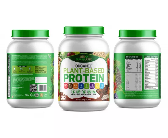 OEN بروتين نباتي بنكهة الشوكولا البلجيكي - 2.2 باوند (1 كيلوجرام)