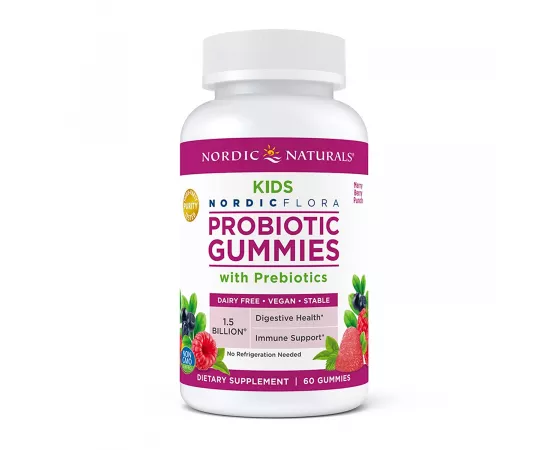 جاميز البروبيوتيك للأطفال ميري بانش التوت من نورديك صن شاين  60 