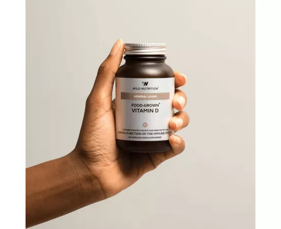 Wild Nutrition Food-Grown Vitamin D Capsules 30's