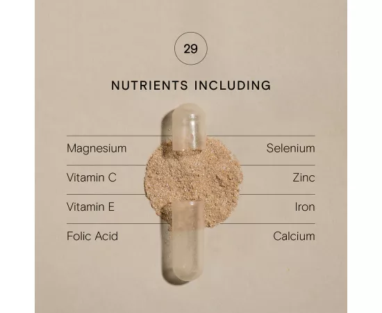 كبسولات الفيتامينات المتعددة دايلي نيوترينت Food-grown (فوود جرون)/فوود جرون للرجال 45+ من وايلد نيوتريشن  60