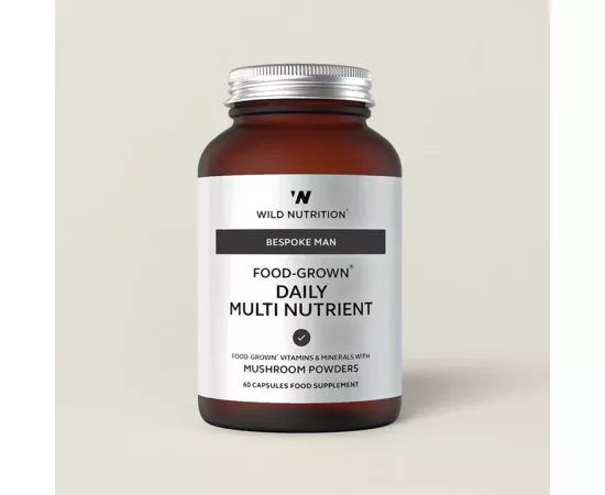 Wild Nutrition Food-Grown Daily Multi Nutrient - Men 60 Capsules