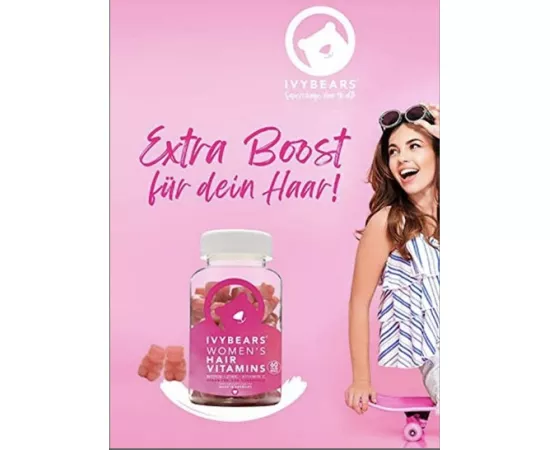 جاميز فيتامينات الشعر للنساء من آيفي بيرز  60