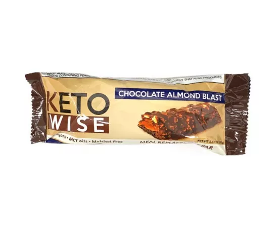 كيتو وايز بديل وجبة لوح بنكهة الشوكولا واللوز - لوح واحد