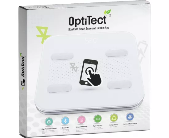 Optitect Smart Scale, White