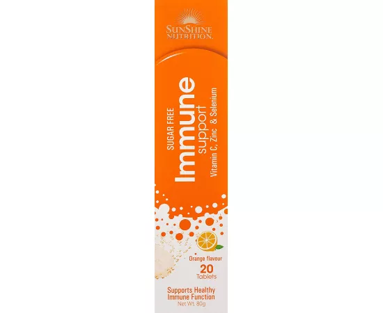 Sunshine Nutrition Immune Support Effervescent tablets 20's x 12 Pack