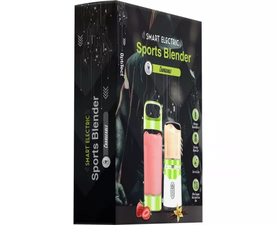 OptiTect Smart Electric Blender Chargeable White