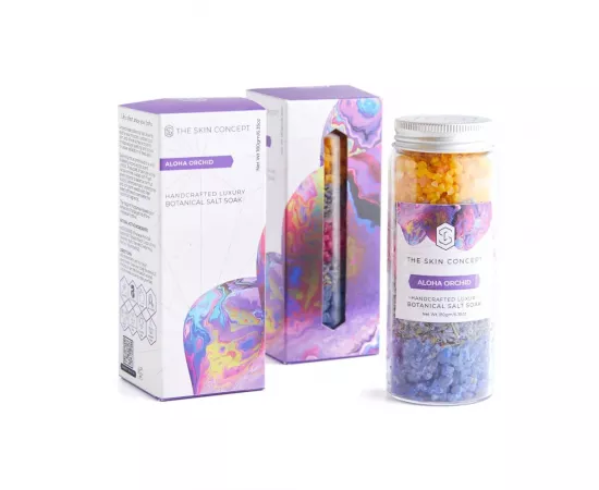بوتانيكا ملح للنقع  بأوركيد الألوها من ذا سكين كونسيبت