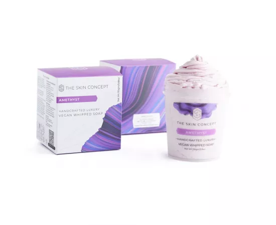 صابون نباتي مخفوق - الأميثيست - من ذا سكين كونسيبت