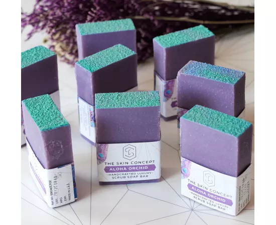  لوح صابون بأوركيد الألوها من ذا سكين كونسيبت