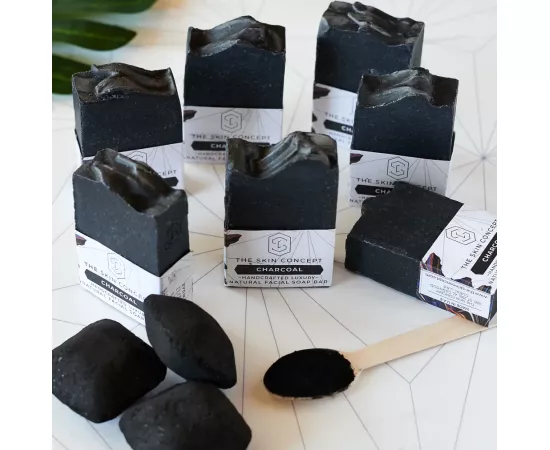  لوح صابون للوجه بالفحم من ذا سكين كونسيبت