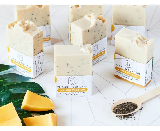 لوح صابون بالمانغا والباشن من ذا سكين كونسيبت