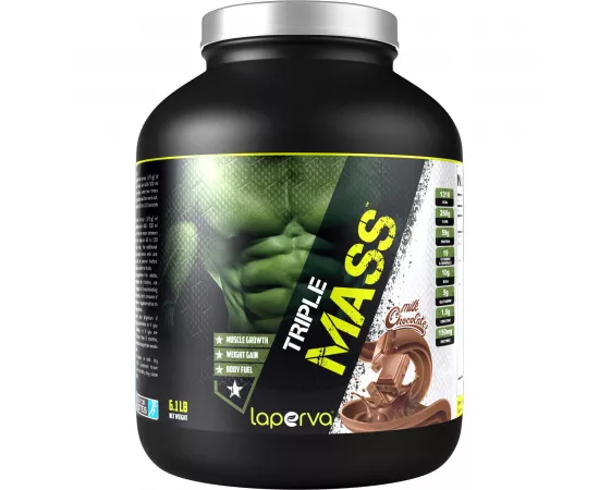 Laperva Triple Mass Gainer, Milk Chocolate, 6lb